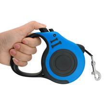 Hlopaw Pet Automatic Telescopic Leash – One-Hand Brake & Lock Retractable Rope for Small & Medium Dogs