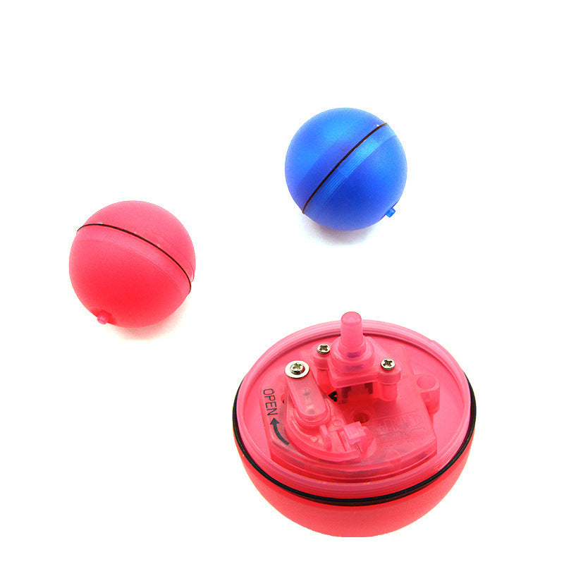 Hlopaw LED Laser Rolling Cat Toy – Smart Electronic Ball with Feathers, Catnip & USB Rechargeable Design