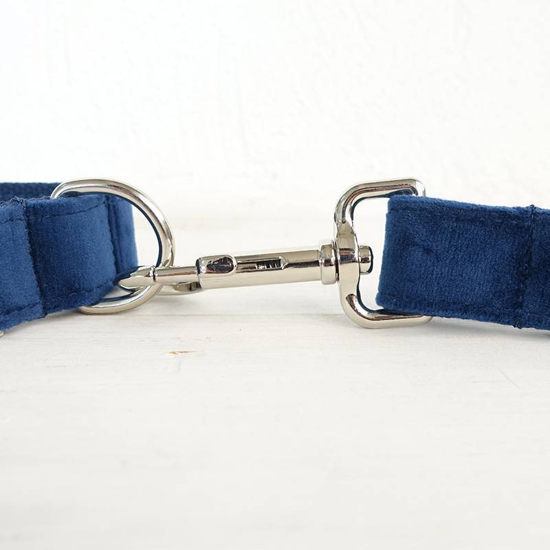 Hlopaw Bow Pet Collar – Soft Velvet Adjustable Dog & Cat Collar with Leash, Stylish Pet Chain for Small & Large Pets