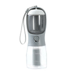 Hlopaw 3-in-1 Dog Water Cup – Portable Pet Bottle with Food Container & Waste Bag Dispenser for Travel