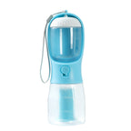 Hlopaw 3-in-1 Dog Water Cup – Portable Pet Bottle with Food Container & Waste Bag Dispenser for Travel