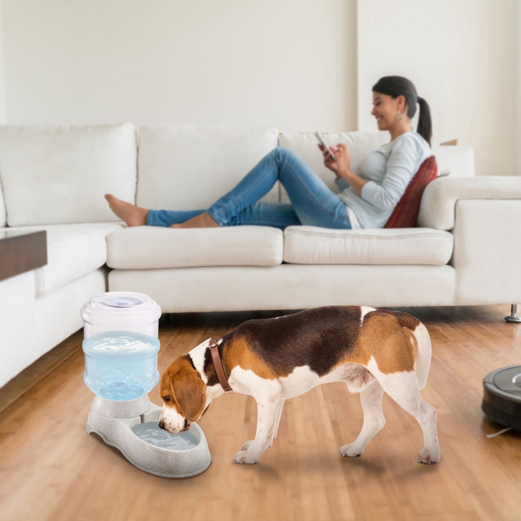 Hlopaw 3.5L Automatic Pet Water Dispenser – Self-Dispensing Gravity Water Feeder for Cats & Dogs