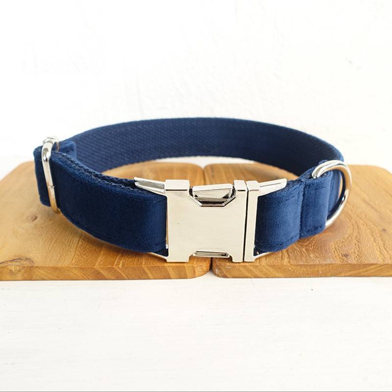 Hlopaw Bow Pet Collar – Soft Velvet Adjustable Dog & Cat Collar with Leash, Stylish Pet Chain for Small & Large Pets