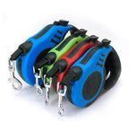 Hlopaw Pet Automatic Telescopic Leash – One-Hand Brake & Lock Retractable Rope for Small & Medium Dogs