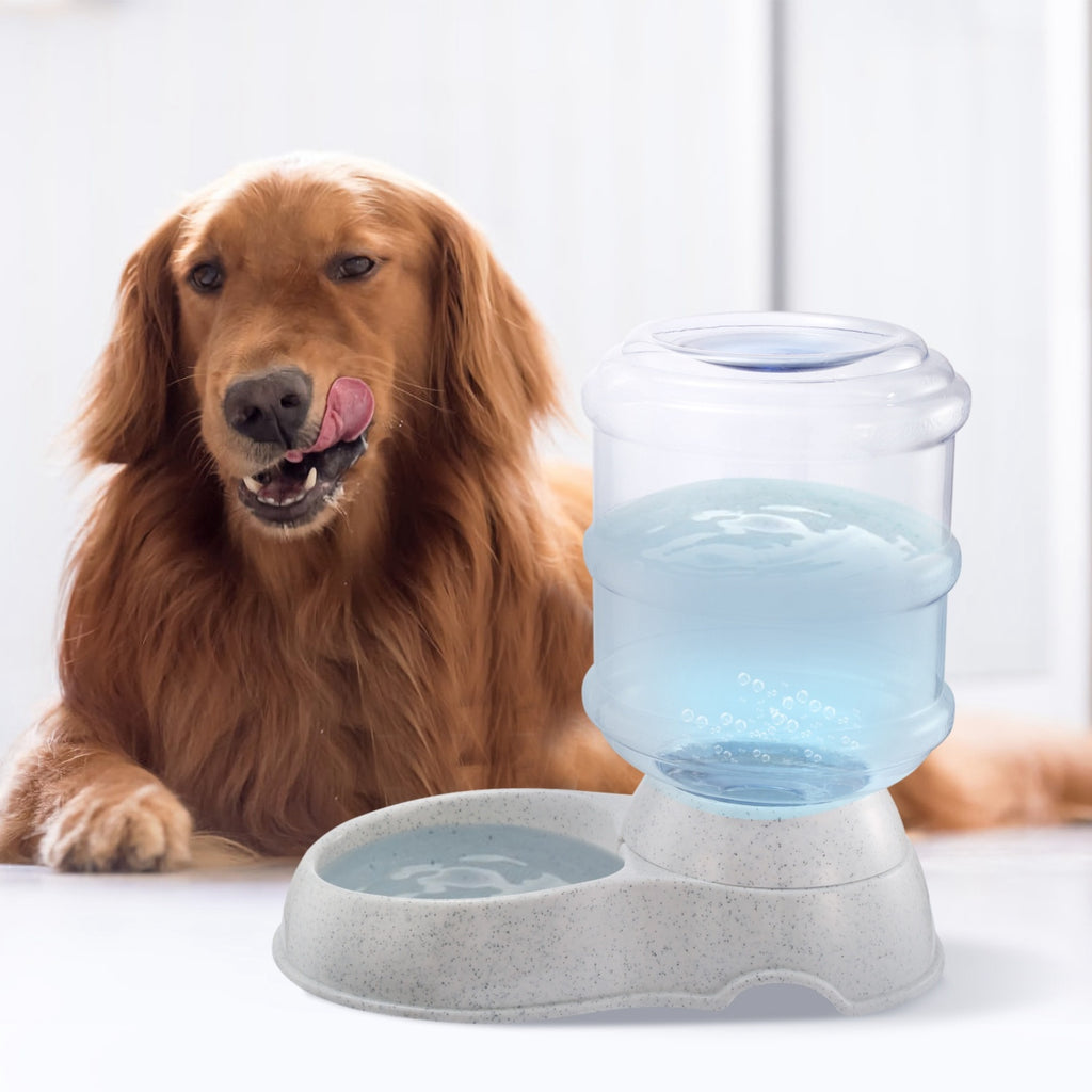 Hlopaw 3.5L Automatic Pet Water Dispenser – Self-Dispensing Gravity Water Feeder for Cats & Dogs