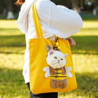Portable Crossbody Pet Outing Bag Single Shoulder Can Be Exposed Cat Bag Small Dog Bag Carrying Cat